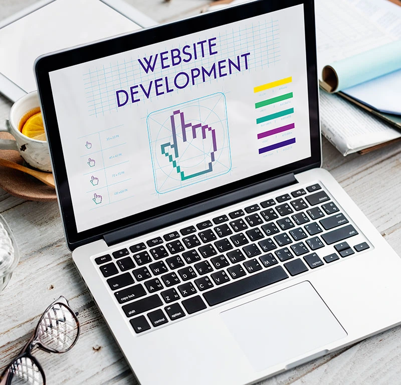 Image illustrating steps to create a website development plan for professional web development that enhances performance.